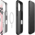 Pink Marble Ink iPhone 16 Plus Magsafe Impact Case